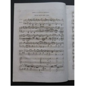 ROSSINI G. La Donna del Lago No 8 Coro e Cavatina Piano Chant ca1820