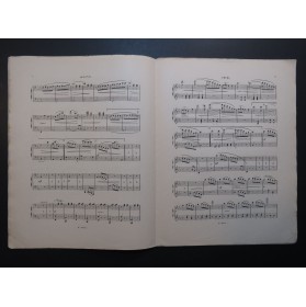 RUBINSTEIN Anton Valse Caprice Piano 4 mains ca1885