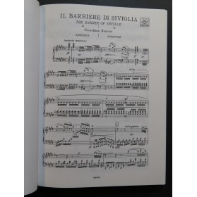ROSSINI G. Il Barbiere di Siviglia Opéra Chant Piano 2002