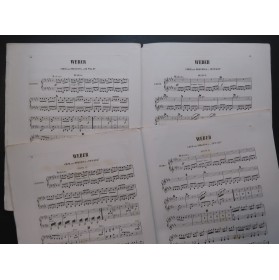 HAENDEL MOZART WEBER Pièces pour 2 Pianos 8 mains ca1882