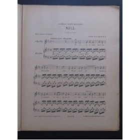 FAURÉ Gabriel Nell Chant Piano 1921