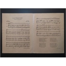COLIN Abel La Fauche Chant de Normandie Chant Piano 1903