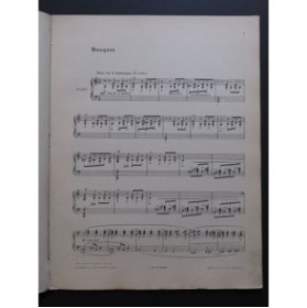 DEBUSSY Claude Masques Piano 1904