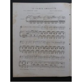 BORDÈSE Luigi La Sainte Amulette Chant Piano ca1850