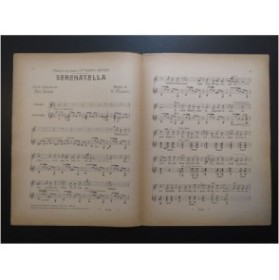 MONTI Vittorio Serenatella Chant Guitare 1896