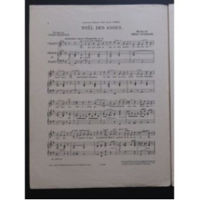 LACHMANN Émile Noël des Anges Chant Piano ca1905