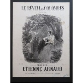 ARNAUD Étienne Le Réveil des Colombes Chant Piano ca1858