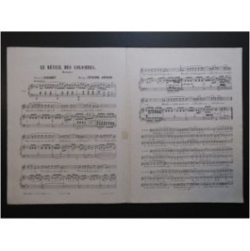 ARNAUD Étienne Le Réveil des Colombes Chant Piano ca1858
