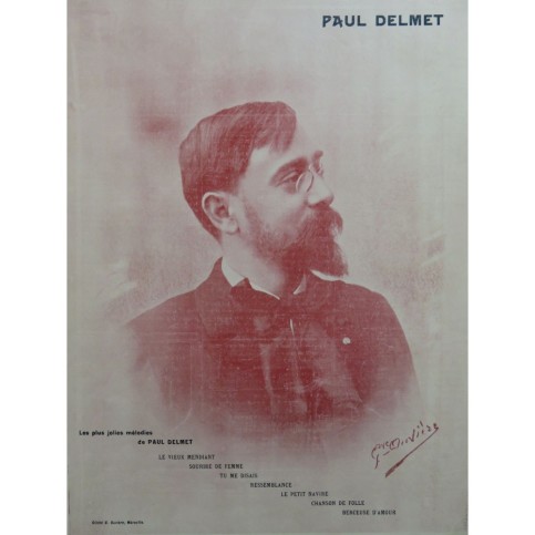 L'Album Musical Spécial Paul Delmet 7 pièces Chant Piano 1904