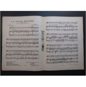 MORETTI Raoul La Jolie Bêtise Chant Piano 1924