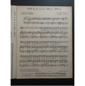 RUBY et JESSEL Oo-La-La ! Oui, oui Chant Piano 1919