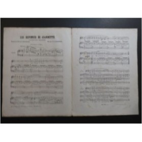 CLAPISSON Louis Les réponses de Jeannette Chant Piano ca1840