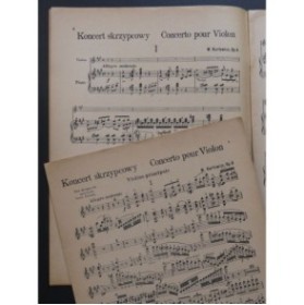 KARLOWICZ Mieczyslaw Koncert Concerto Violon Piano 1948