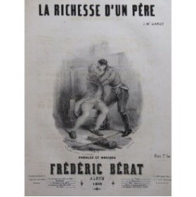 BÉRAT Frédéric La Richesse d'un père Chant Piano 1849