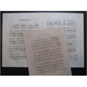 BÉRAT Frédéric La Richesse d'un père Chant Piano 1849