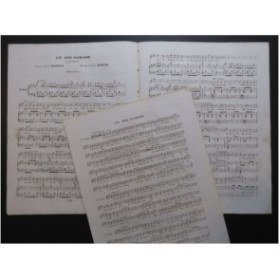HENRION Paul Une Fête Flamande Chant Piano 1849