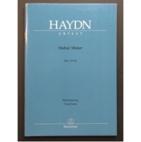 HAYDN Joseph Stabat Mater Chant Piano 1996
