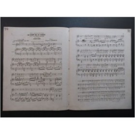 LÉVEILLÉ Auguste Le chant de la cigale Chant Piano ca1850