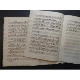 Contredanses de la Dame Blanche Manuscrit 2 Guitares ca1830