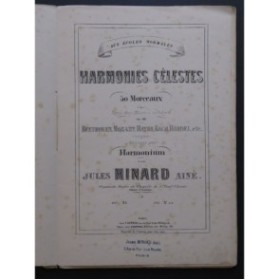 MINARD Jules Harmonies Célestes 50 Pièces Harmonium XIXe