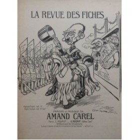 CAREL Amand La revue des fiches Chant Piano ca1905
