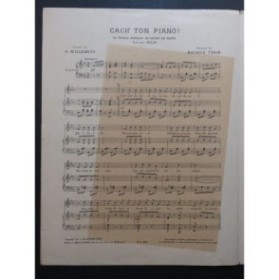 YVAIN Maurice Cach' Ton Piano Chant Piano 1920