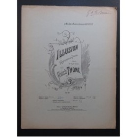 THOMÉ Francis Illusion Piano ca1900