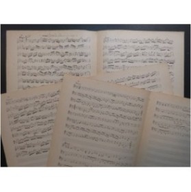 BACH J. S. Sonata No 1a Manuscrit Violon Alto Tenor
