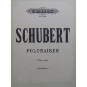SCHUBERT Franz Polonaisen Polonaises Piano