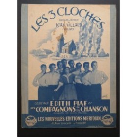 VILLARD Jean Les Trois Cloches Chant Piano 1945
