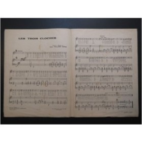 VILLARD Jean Les Trois Cloches Chant Piano 1945
