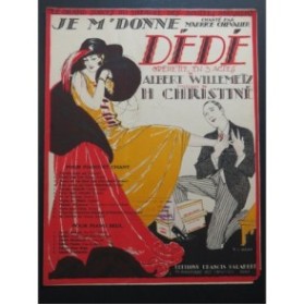 CHRISTINÉ Henri Je M'donne Chant Piano 1921