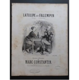 CONSTANTIN Marc Latulipe et Falempin Chant Piano ca1860