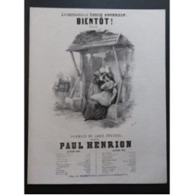 HENRION Paul Bientôt ! Chant Piano 1845