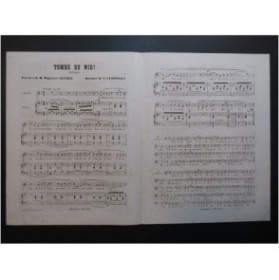 CLAPISSON Louis Tombé du nid Chant Piano ca1850