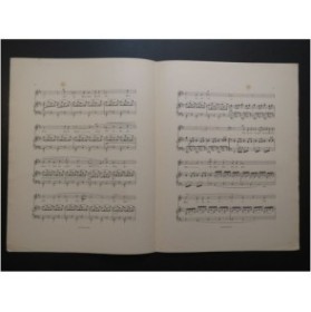 VIDAL Paul Sous bois Chant Piano 1912