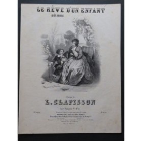 CLAPISSON Louis Le rêve d'un enfant Chant Piano ca1840