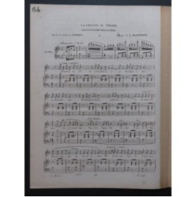 CLAPISSON Louis La chasse au miroir Chant Piano ca1840