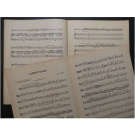 LISZT Franz Liebestraum Violoncelle Piano 1930