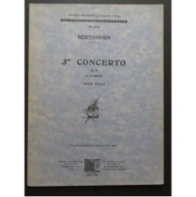 BEETHOVEN Concerto No 3 2 Pianos 4 mains 1949