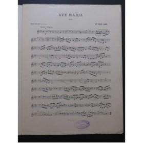 BAX Saint-Yves Ave Maria Chant Violon Piano ou Orgue