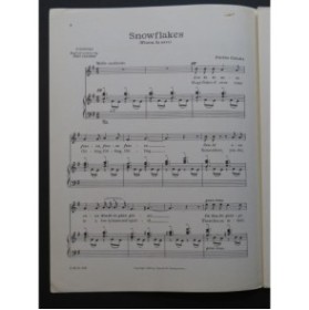 CIMARA Pietro Snowflakes Chant Piano 1923