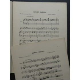 CASELLA César Caprice Mazurka Violon Piano ca1882