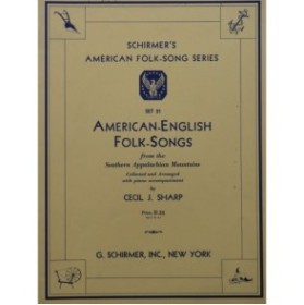 American-English Folk-Songs Chant Piano