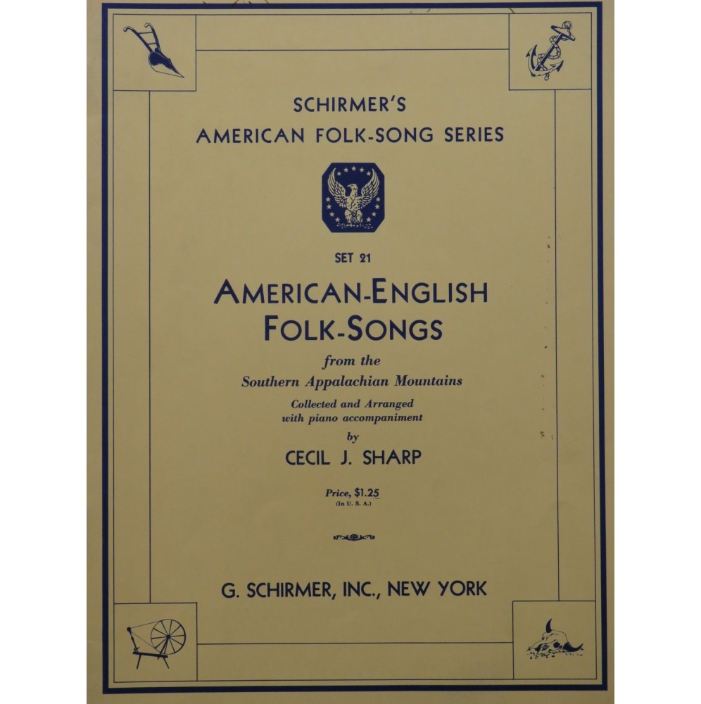 American-English Folk-Songs Chant Piano