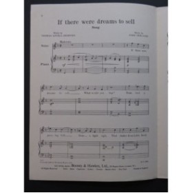 IRELAND John If there were dreams to sell Piano Chant