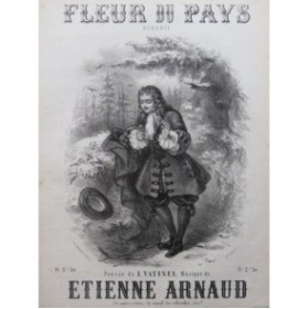 ARNAUD Étienne Fleur du Pays Chant Piano ca1860