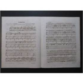 ARNAUD Étienne Mariette Chant Piano ca1850