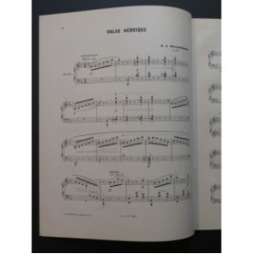 WOLLENHAUPT H. A. Valse Héroïque Piano ca1880