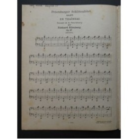 EILENBERG Richard Petersburger Schlittenfahrt Piano 4 mains ca1888